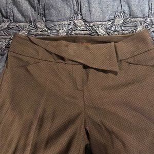 The Limited brown dress pant w/ unique flap front